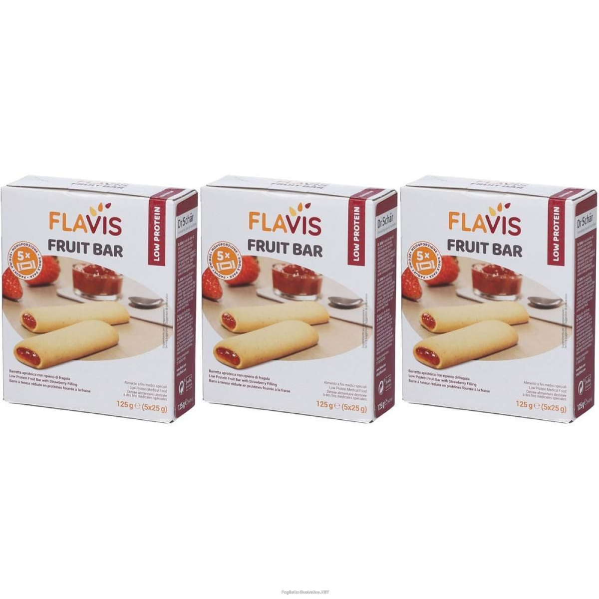 Compra Online flavis fruit bar 3x5x25 g e Trova l'offerta più bassa