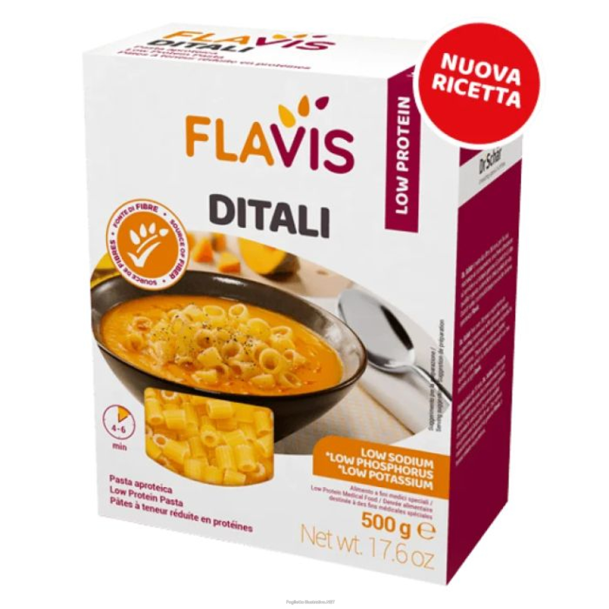 Compra Online flavis pasta ditali aproteica 500 g promo ideale per diete ipoproteiche e insufficienza renale e Trova l'offerta più bassa