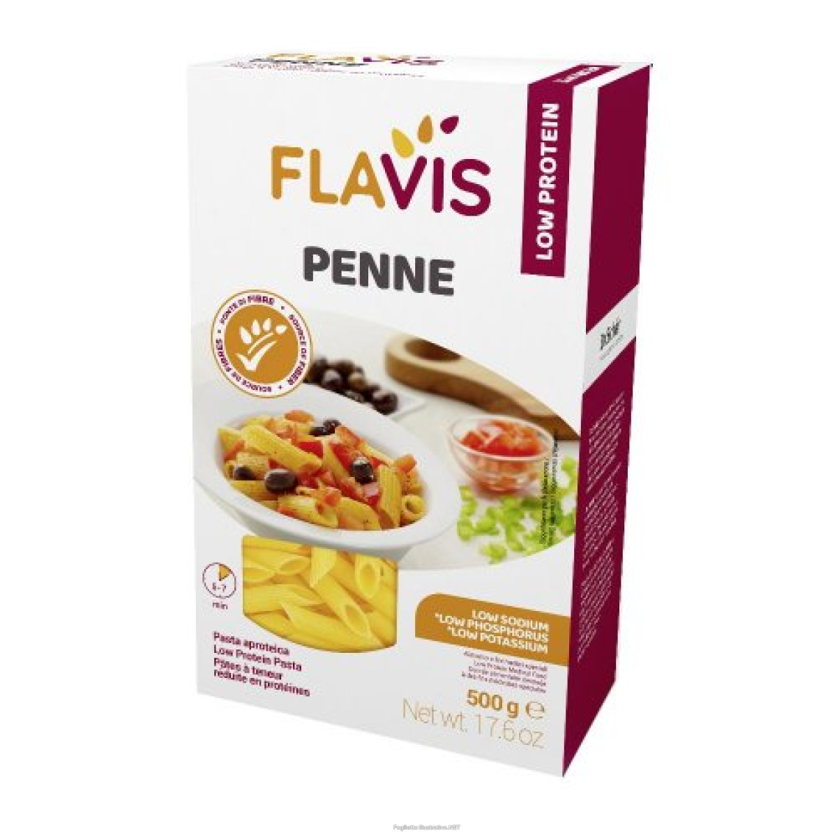 Compra Online flavis penne aproteici 500 g e Trova l'offerta più bassa