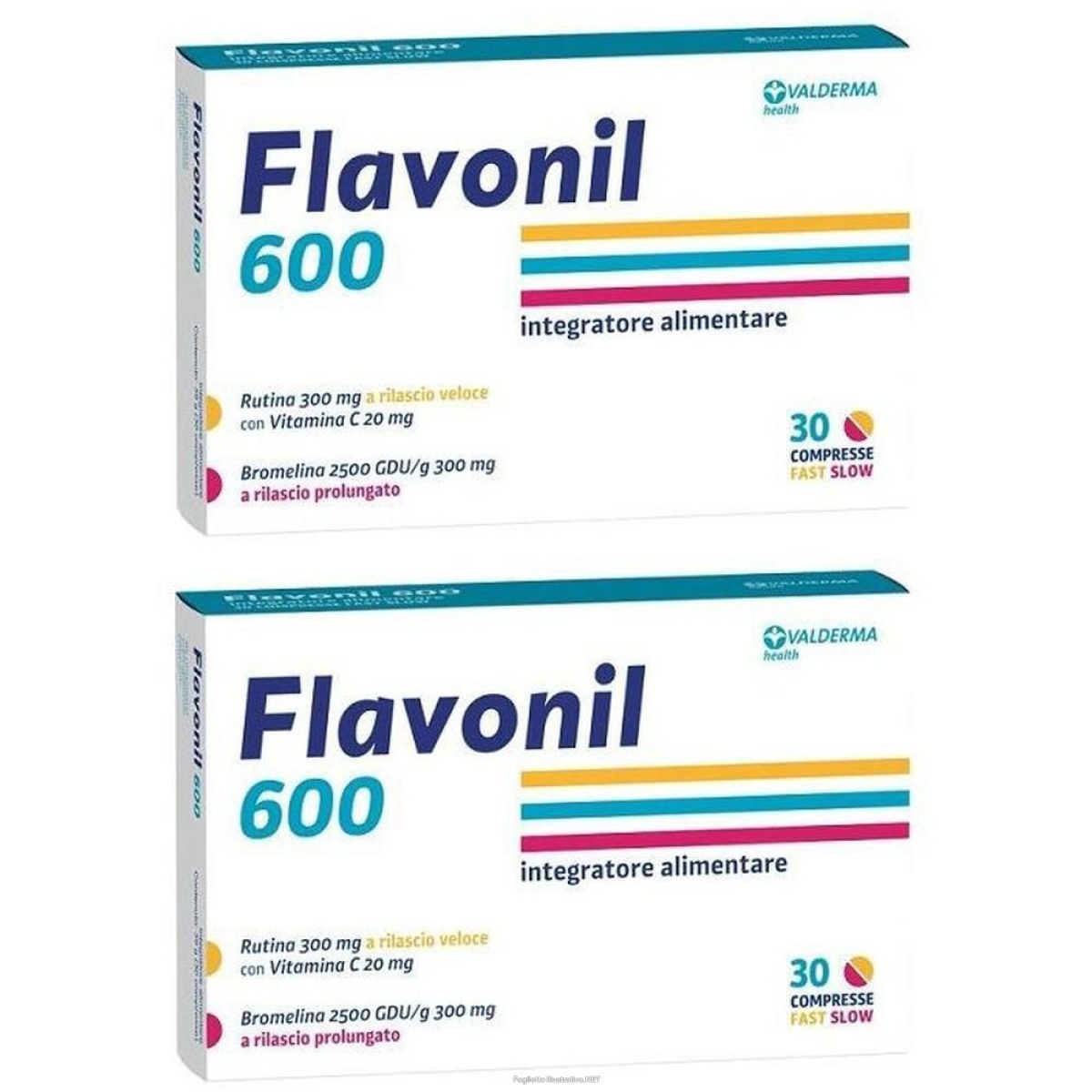 Compra Online flavonil 600 30 compresse 2x30 pz e Trova l'offerta più bassa