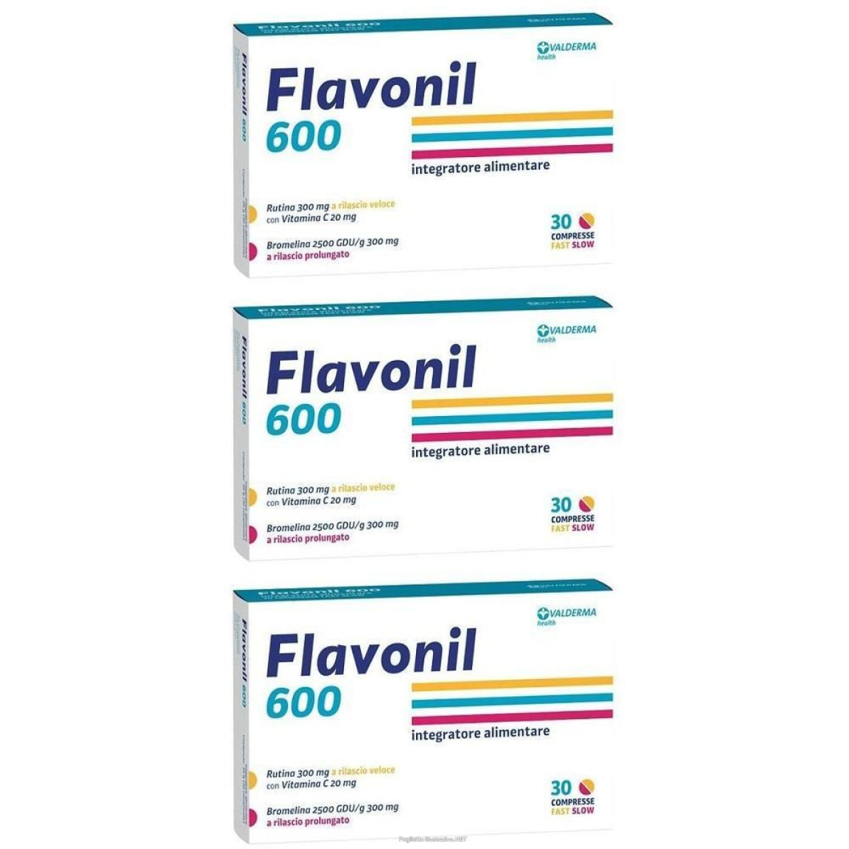 Compra Online flavonil 600 30 compresse 3x30 pz e Trova l'offerta più bassa