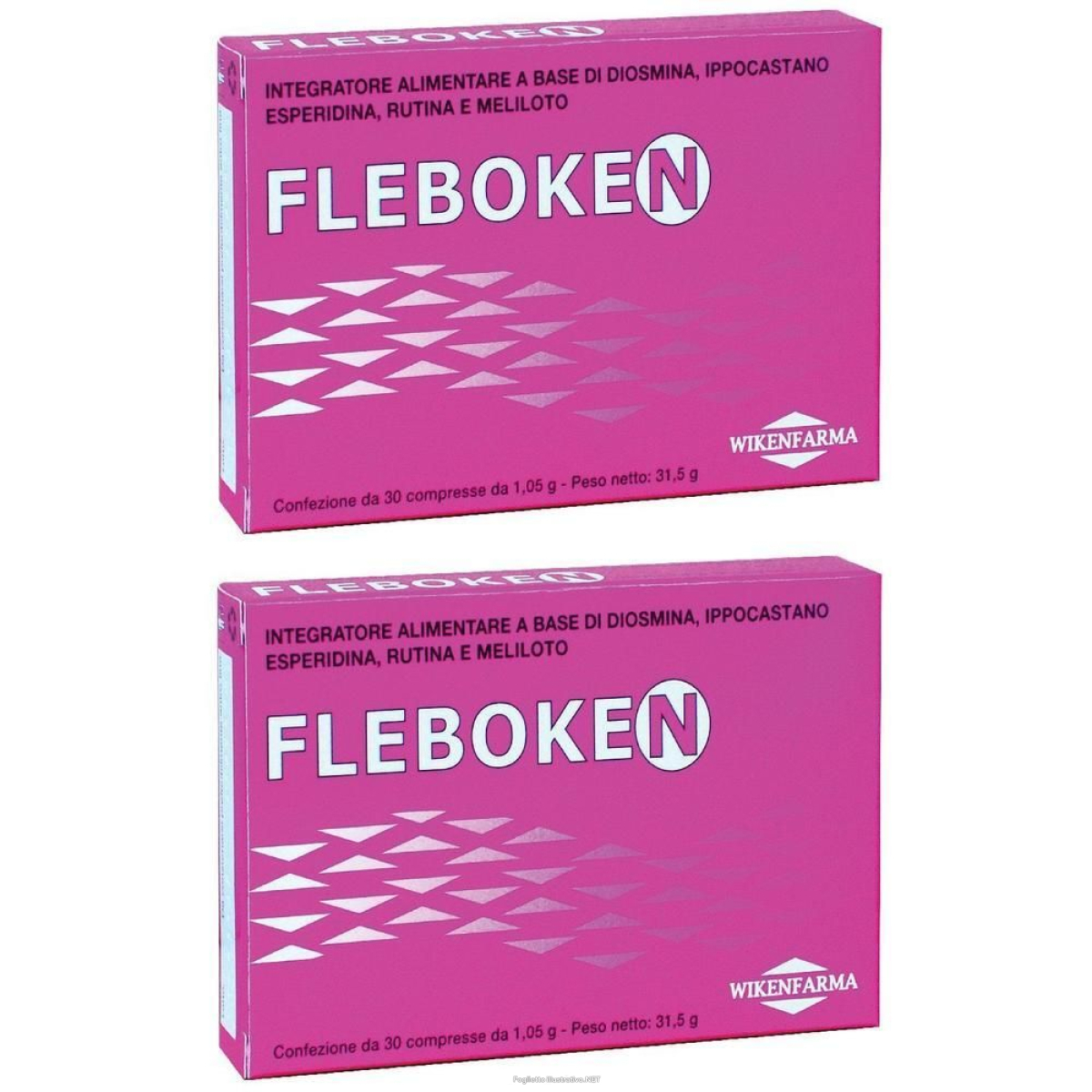 Compra Online fleboken 30 compresse 2x30 pz e Trova l'offerta più bassa