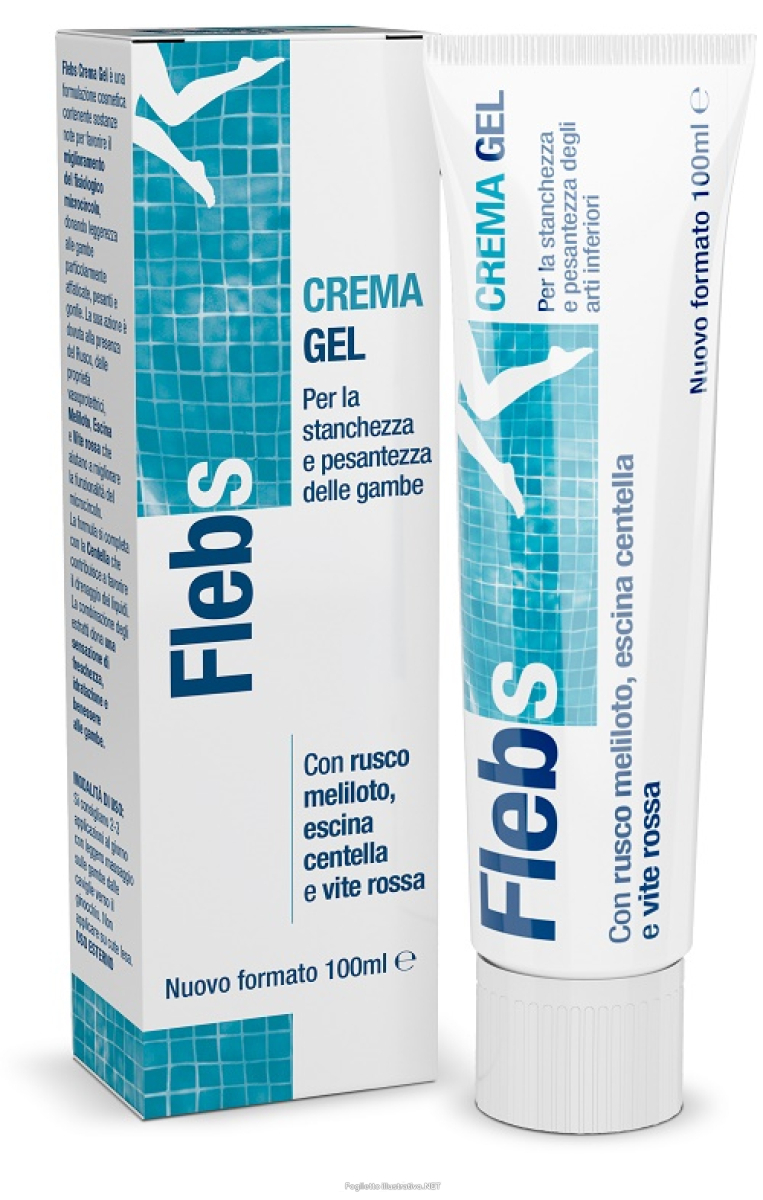 Compra Online flebs crema gel 100 ml gambe leggere e microcircolo migliorato + scrub esfoliante delicato in omaggio e Trova l'offerta più bassa