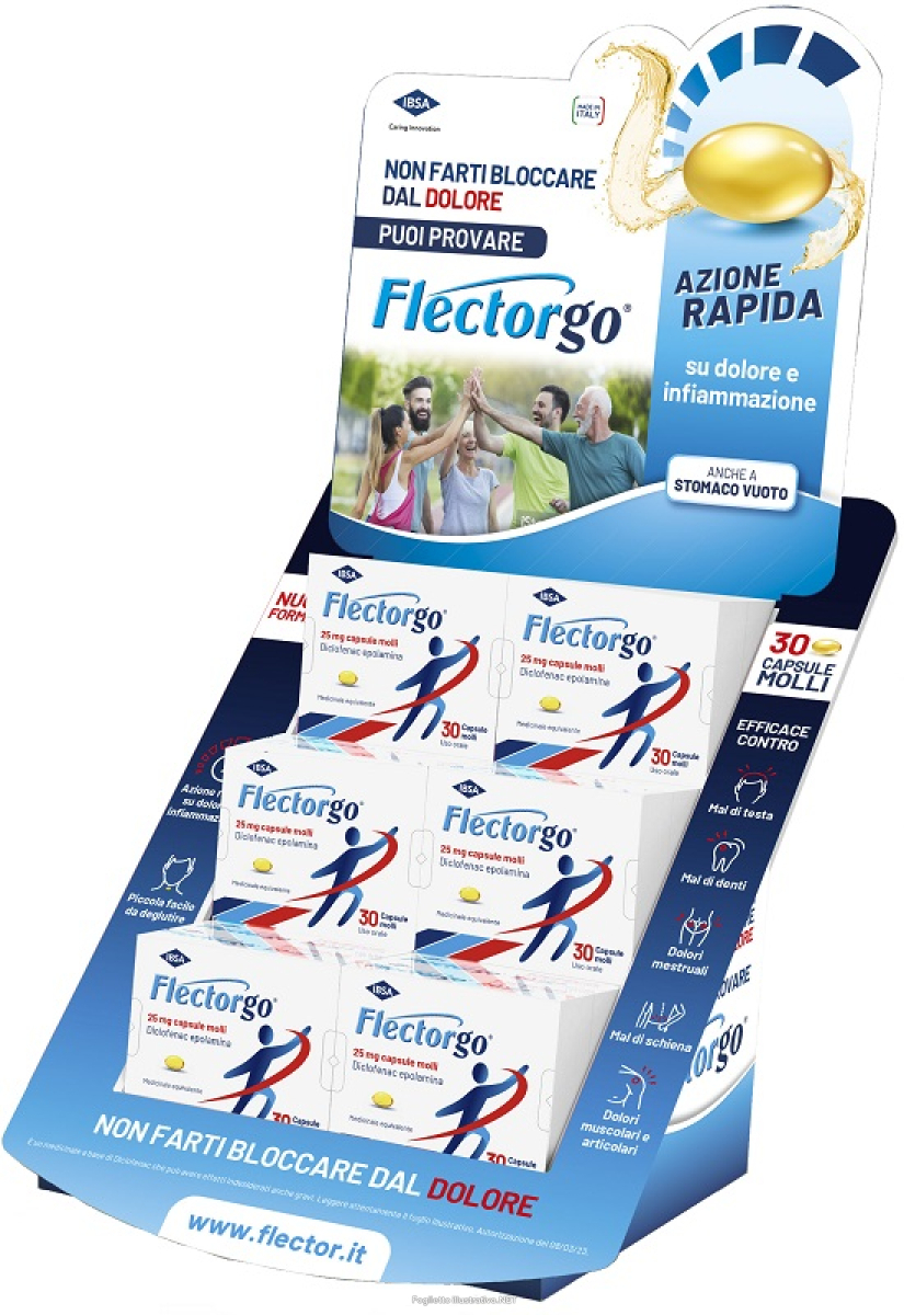 Compra Online flectorgo 30 capsule esp banco 24pz e Trova l'offerta più bassa