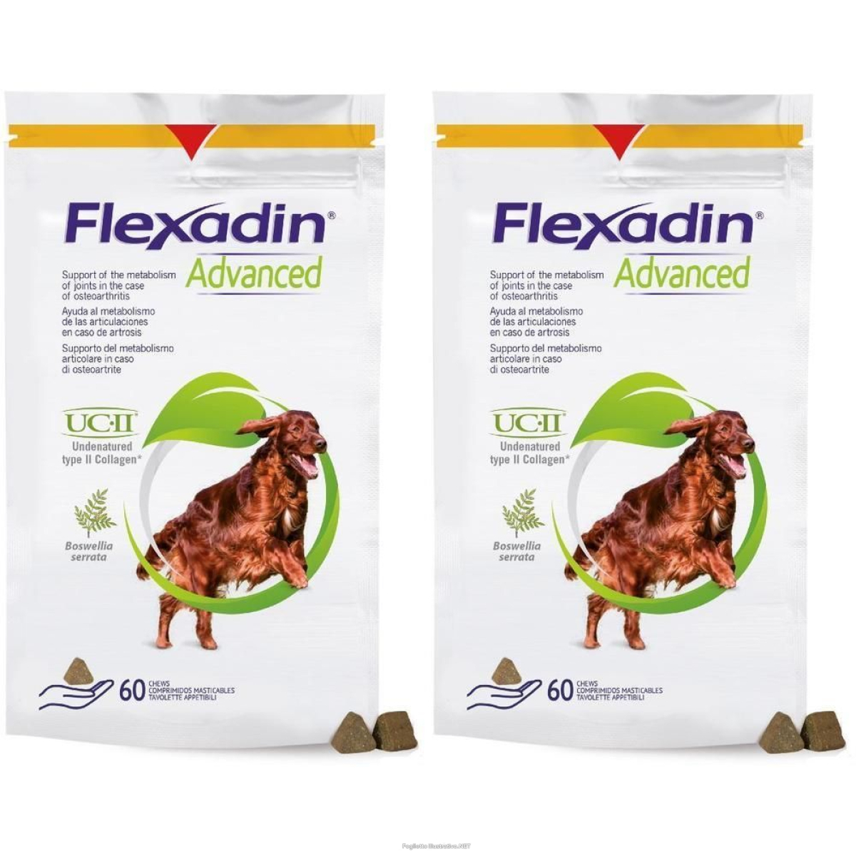 Compra Online flexadin advanced cane tutte le taglie 60 tavolette appetibili 2x180 g e Trova l'offerta più bassa