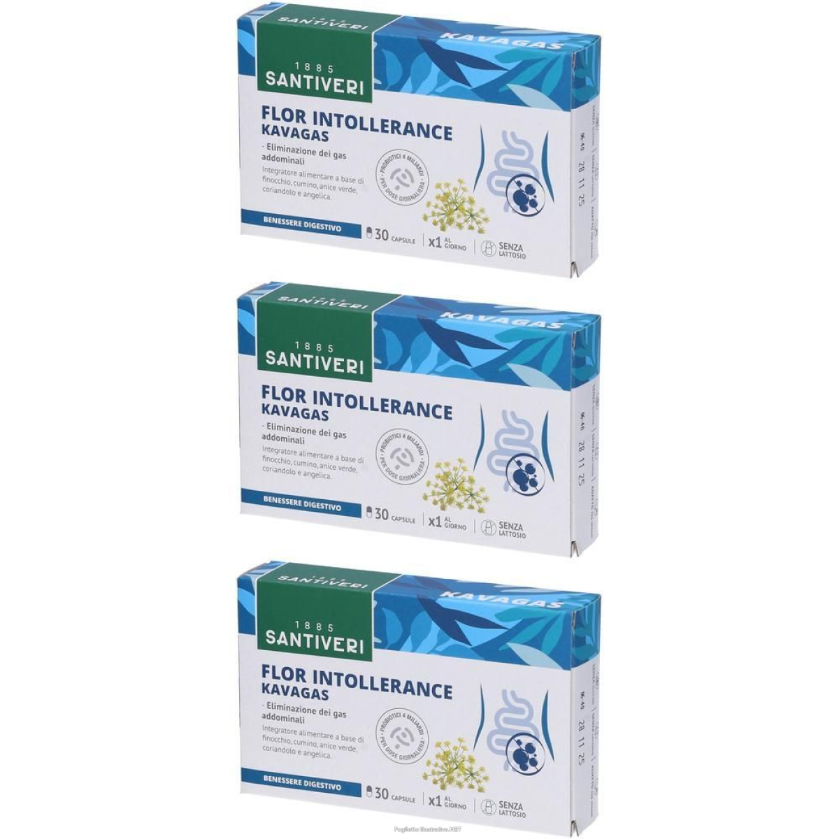 Compra Online flor intollerance kavagas 30 capsule 3x12 g e Trova l'offerta più bassa