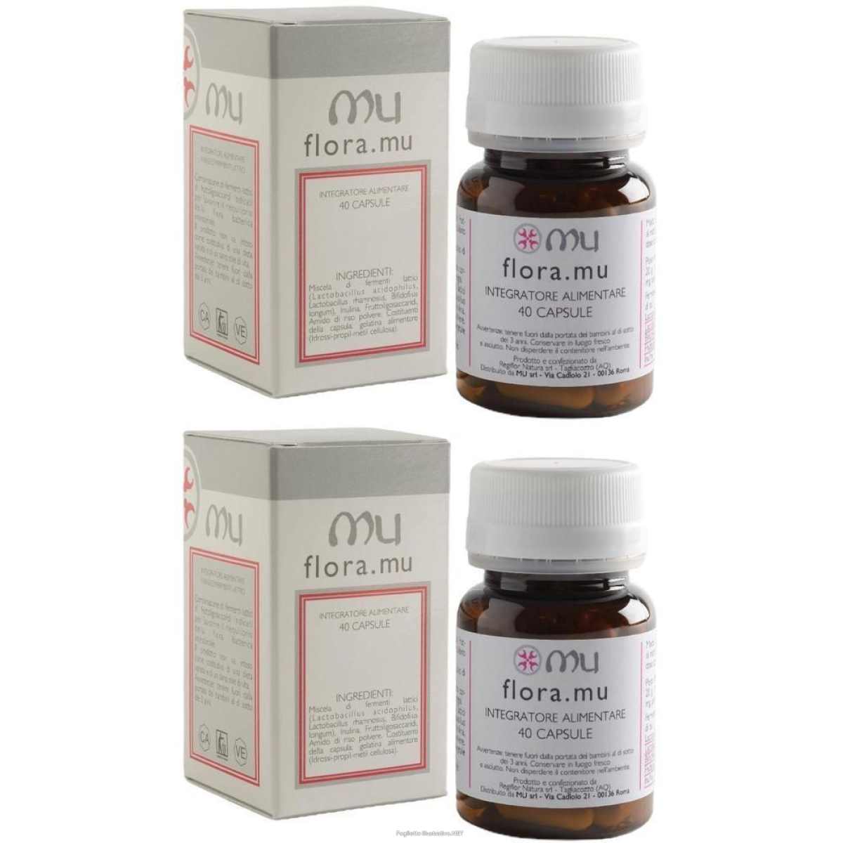 Compra Online flora mu 40 capsule 2x40 pz e Trova l'offerta più bassa
