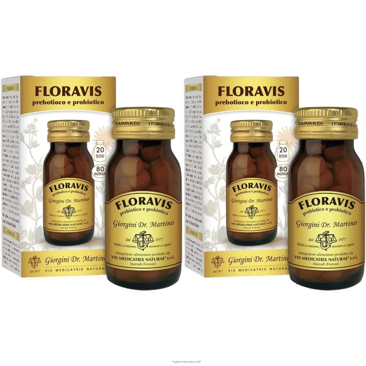 Compra Online floravisv prebiotico e probiotico 2x40 g caramelle e Trova l'offerta più bassa