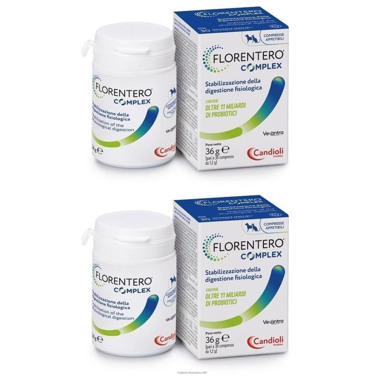 Compra Online florentero complex per cani e gatti 30 compresse 2x36 g e Trova l'offerta più bassa