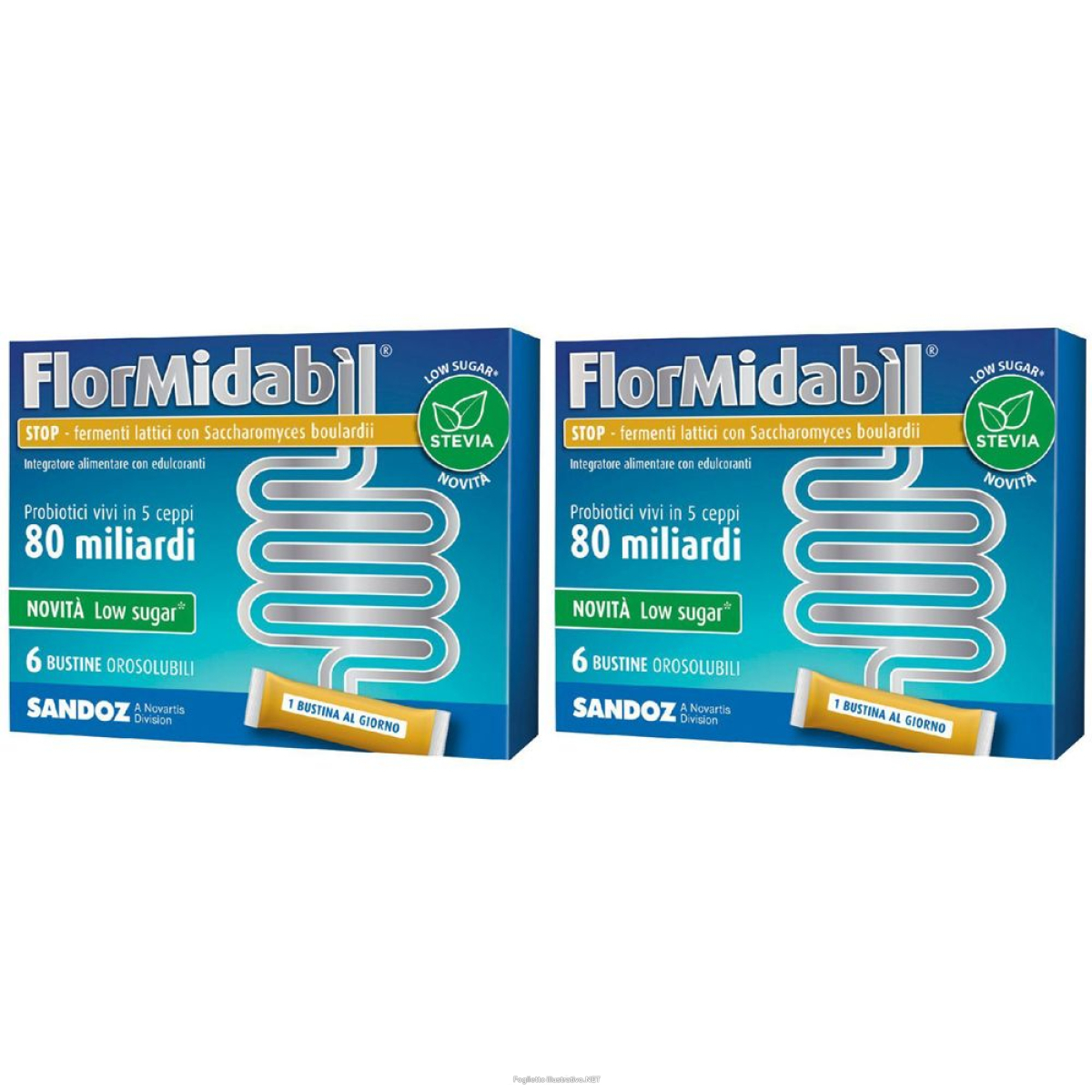 Compra Online flormidabìl stop bustine set da 2 2x9 g polvere per soluzione orale e Trova l'offerta più bassa