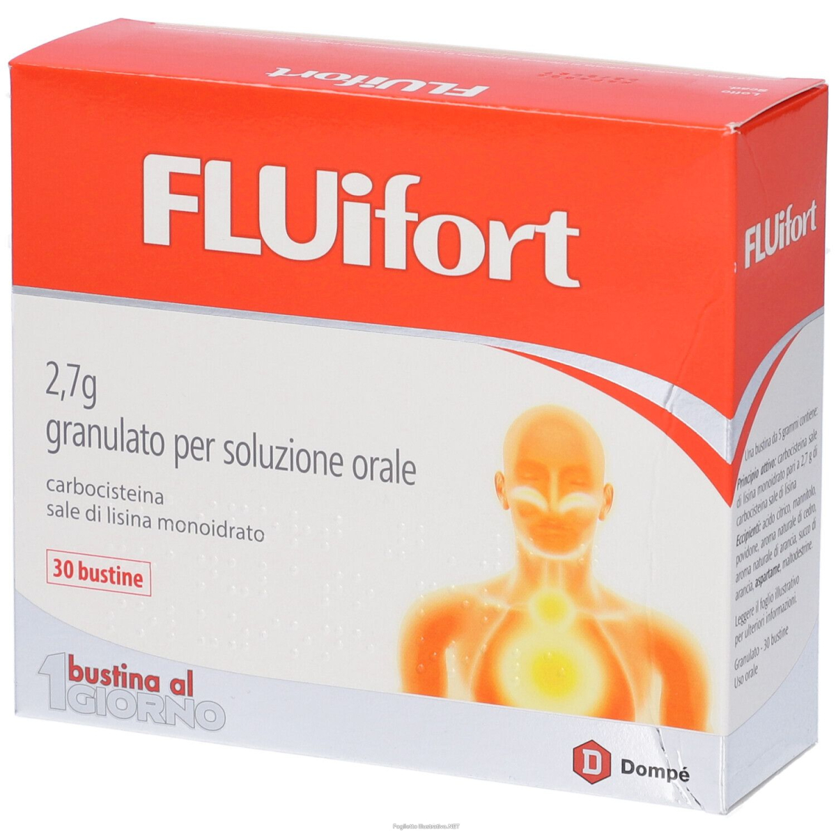 Compra Online fluifort 30 bustine granulare 2,7g e Trova l'offerta più bassa