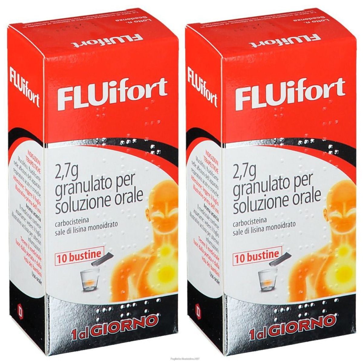 Compra Online fluifort granulato per soluzione orale set da 2 2x10 pz bustina e Trova l'offerta più bassa