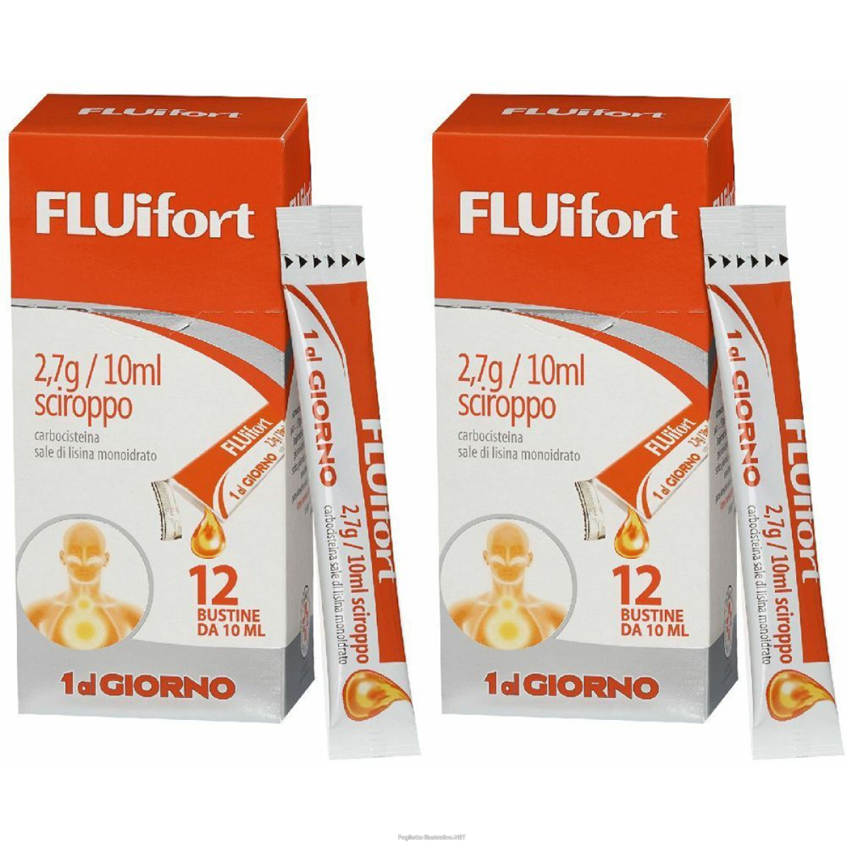 Compra Online fluifort sciroppo in bustine 12 pezzi set da 2 2x12 pz bustina e Trova l'offerta più bassa