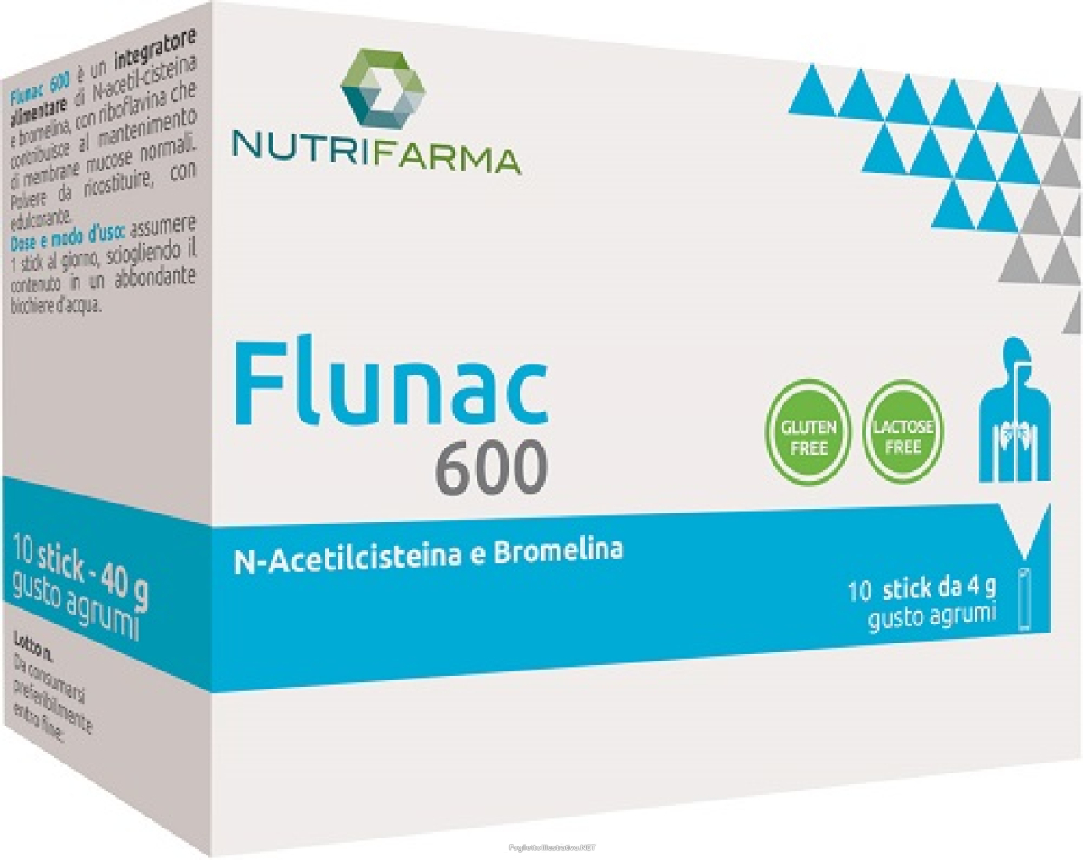 Compra Online flunac 600 10 stick e Trova l'offerta più bassa