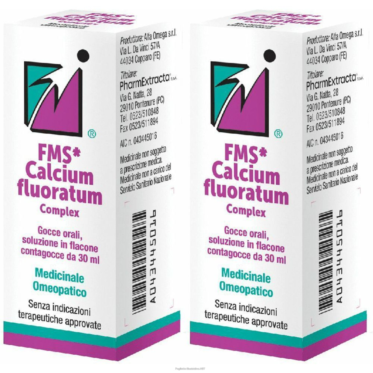 Compra Online fms calcium fluoratum complex set da 2 2x30 ml gocce e Trova l'offerta più bassa