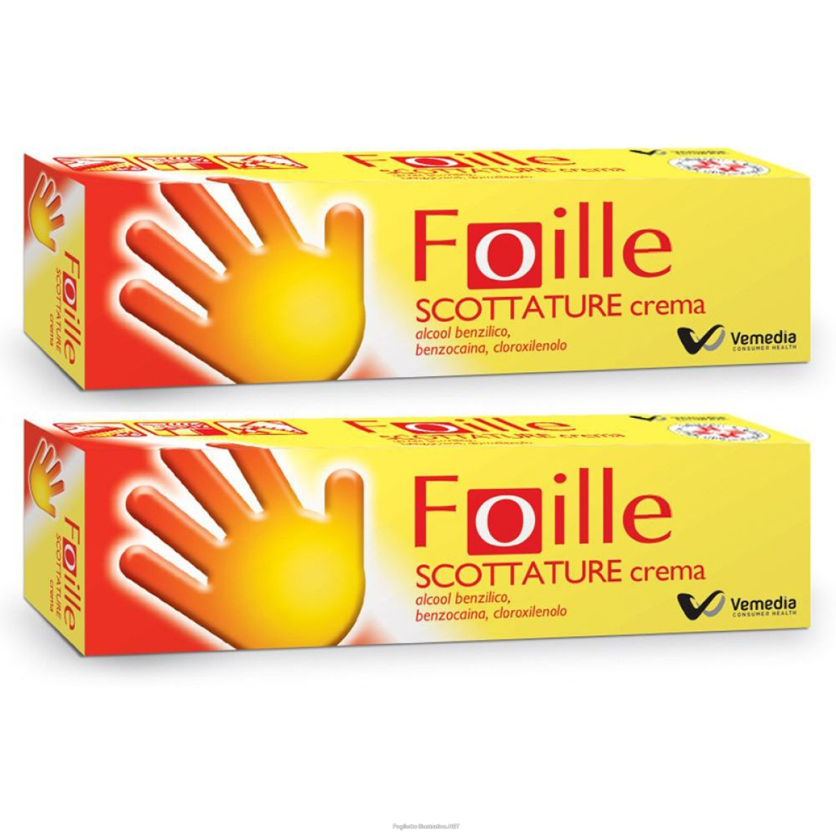Compra Online foille crema per ustioni bruciature e scottature domestiche set da 2 e Trova l'offerta più bassa
