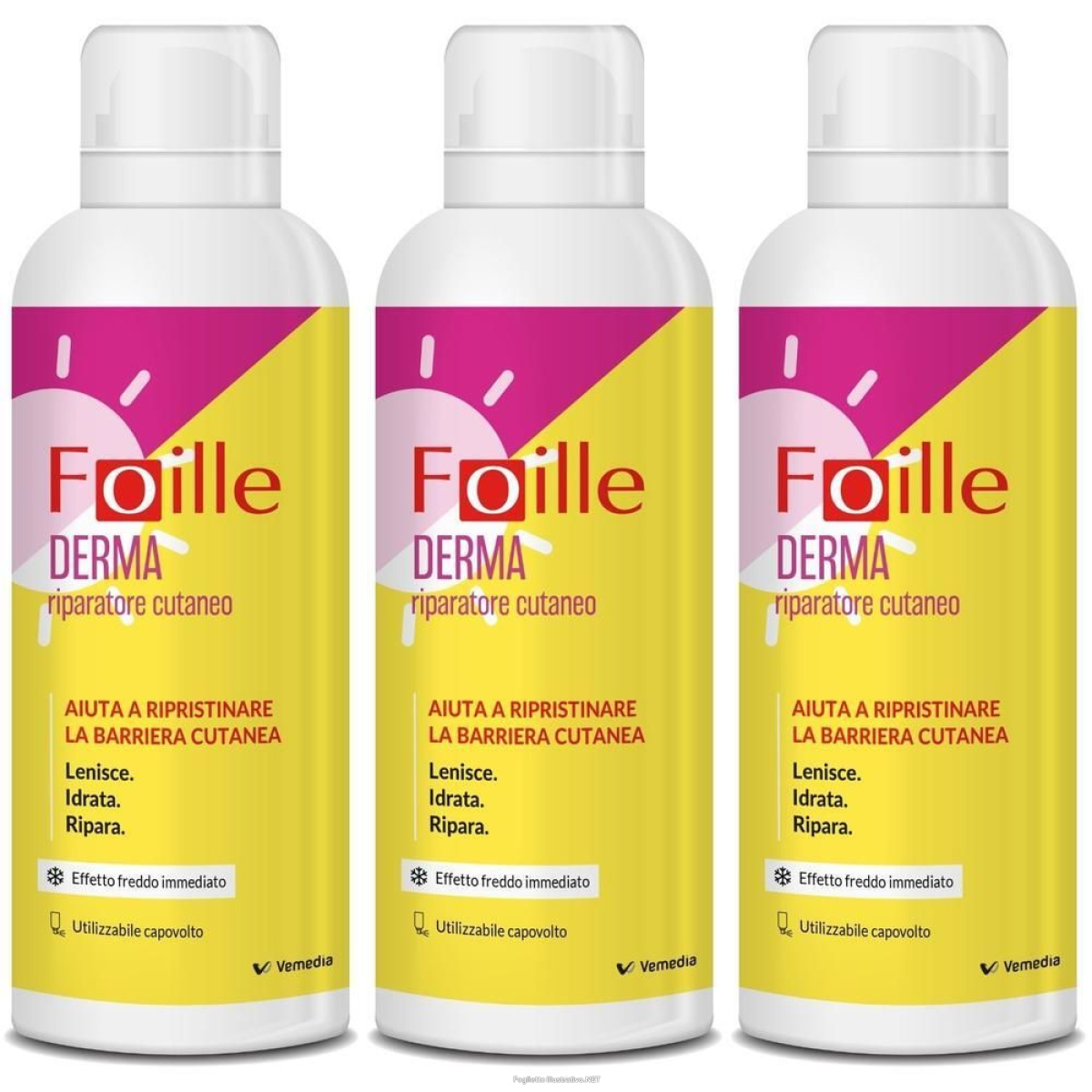 Compra Online foille derma spray riparatore cutaneo doposole 3x150 ml e Trova l'offerta più bassa
