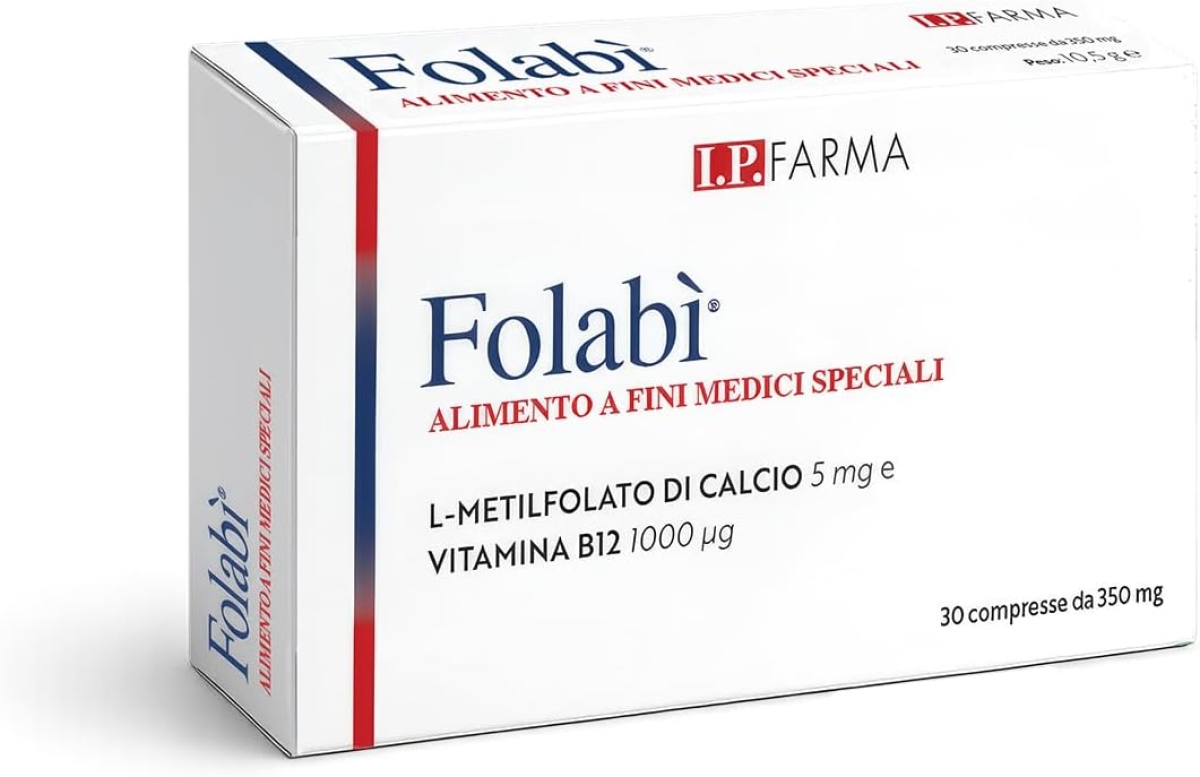 Compra Online Folabì alimento a fini medici speciali, 30 compresse da 350mg e Trova l'offerta più bassa