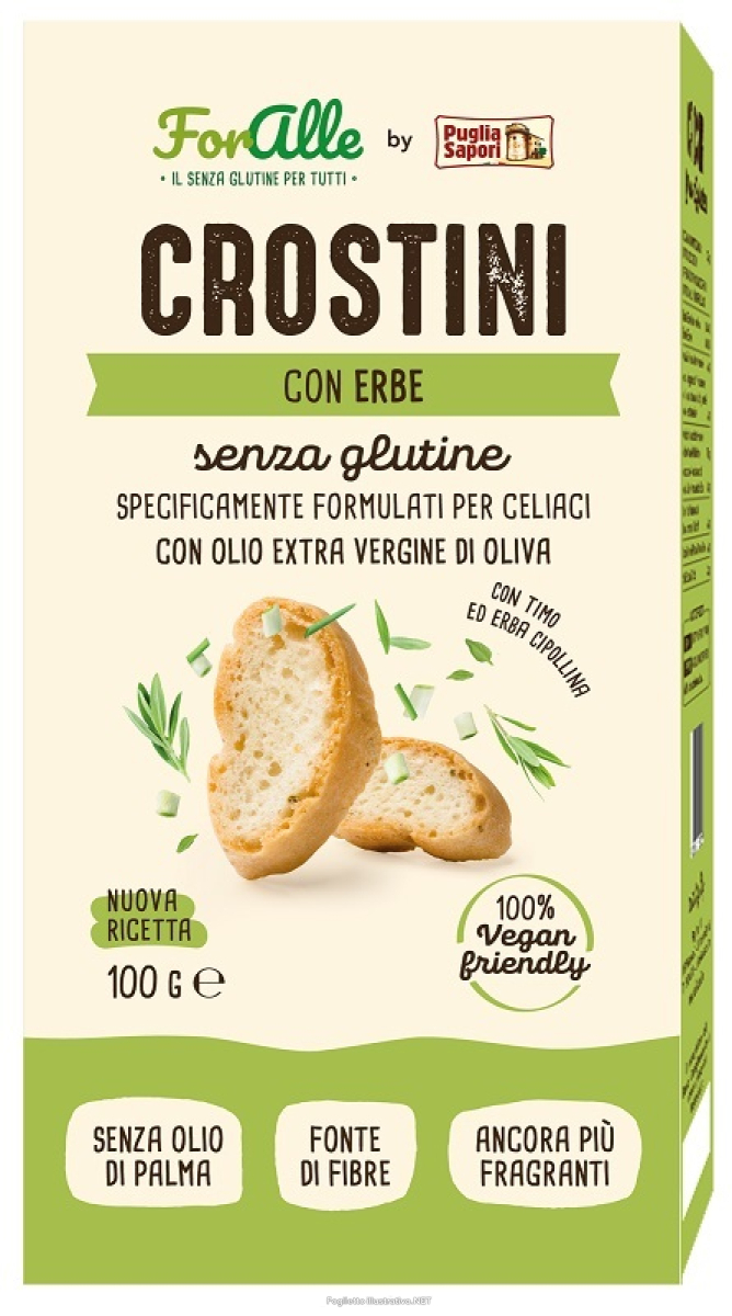 Compra Online foralle crostini alle erbe 100 g e Trova l'offerta più bassa