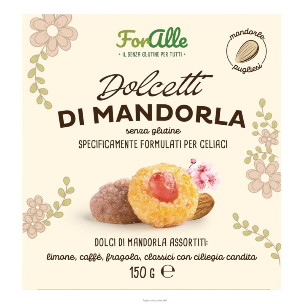 Compra Online foralle dolcetti mandorla 150g e Trova l'offerta più bassa