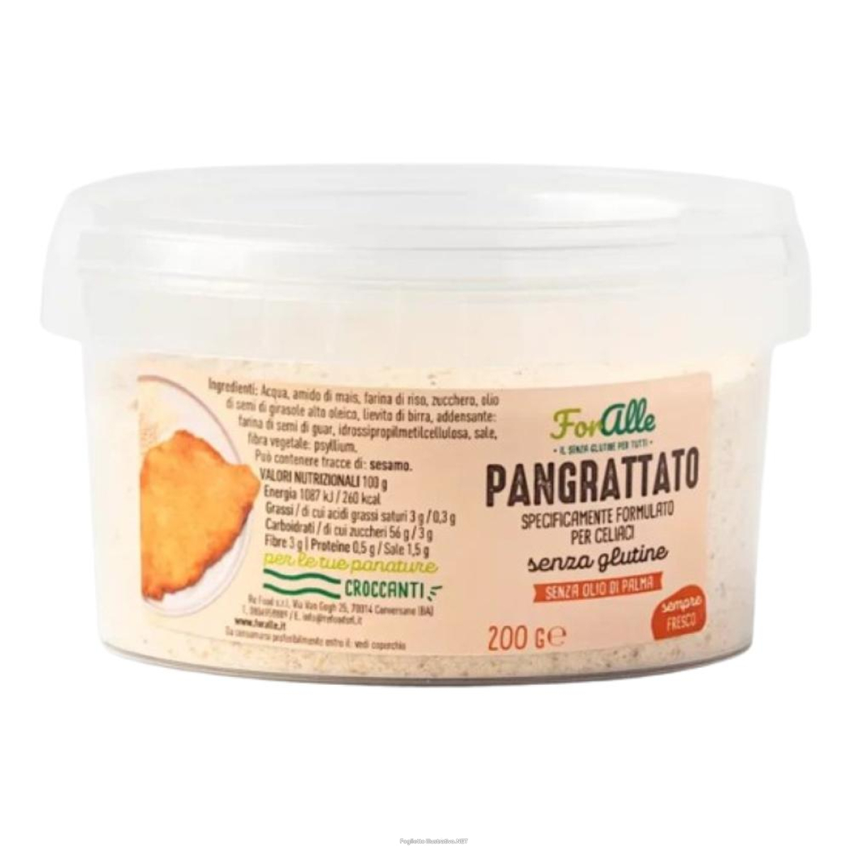 Compra Online foralle pangrattato senza glutine 200 g e Trova l'offerta più bassa