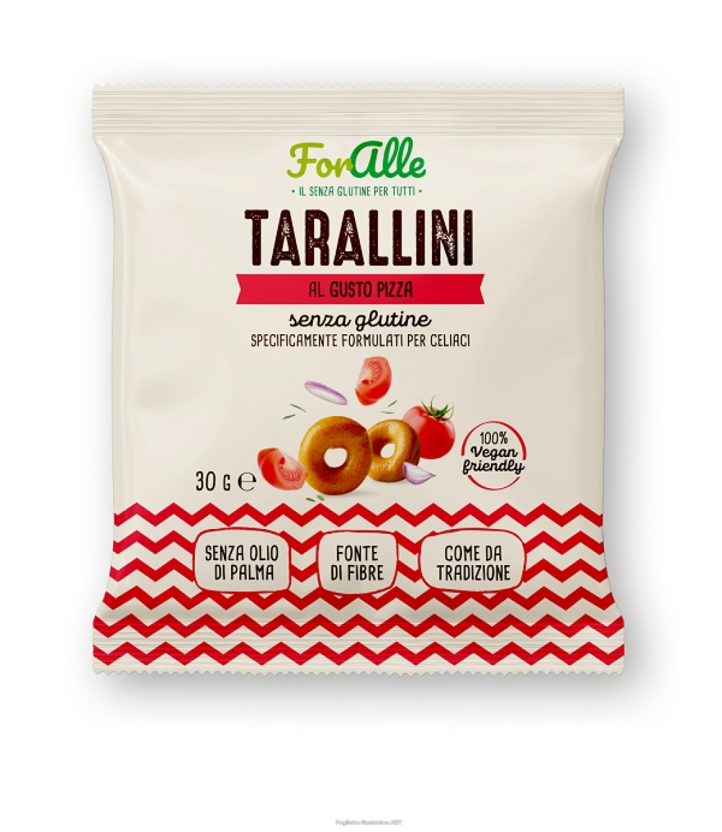 Compra Online foralle tarallini al gusto pizza senza glutine 30 grammi e Trova l'offerta più bassa