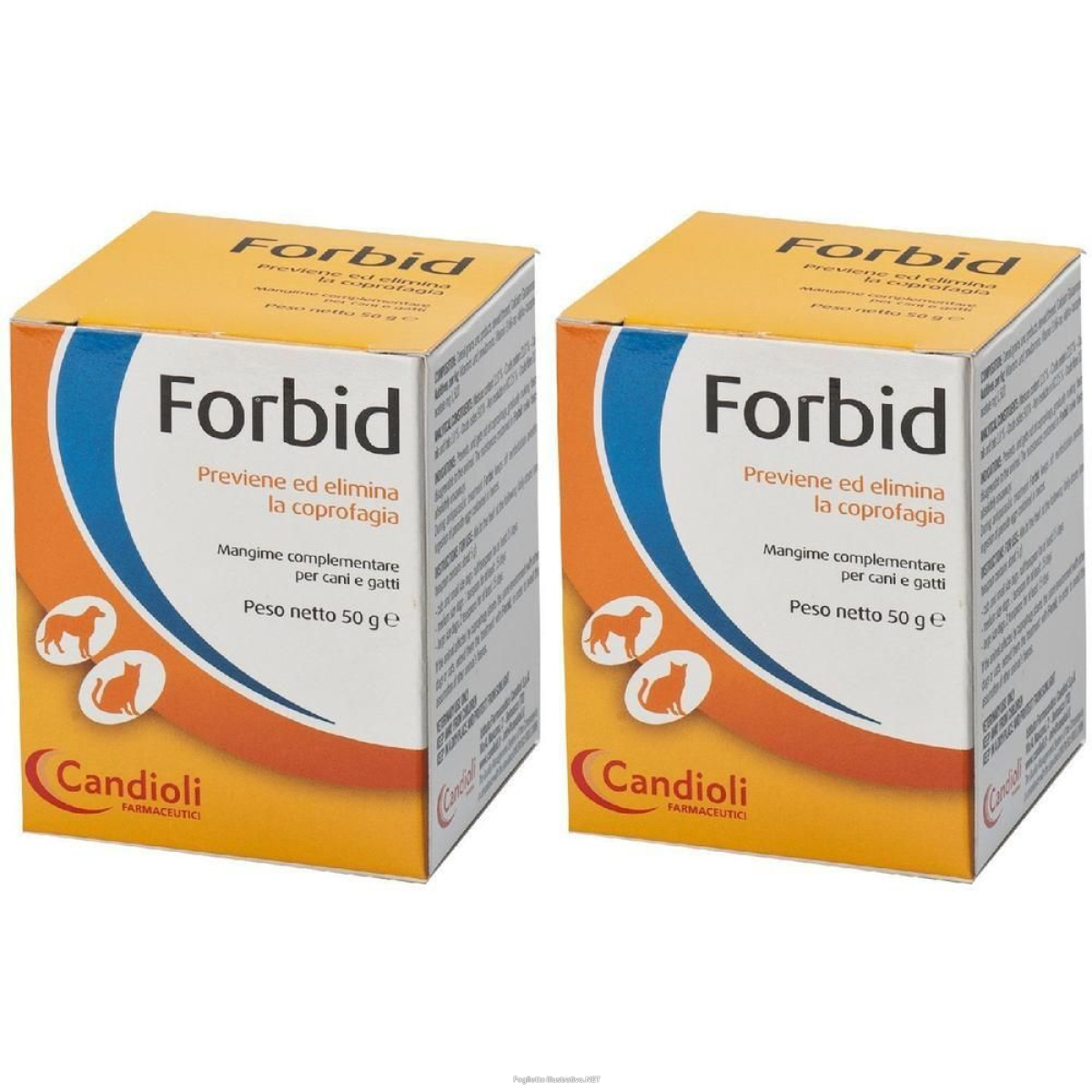 Compra Online forbid cani gatti polvere 50 g 2x50 g per soluzione orale e Trova l'offerta più bassa