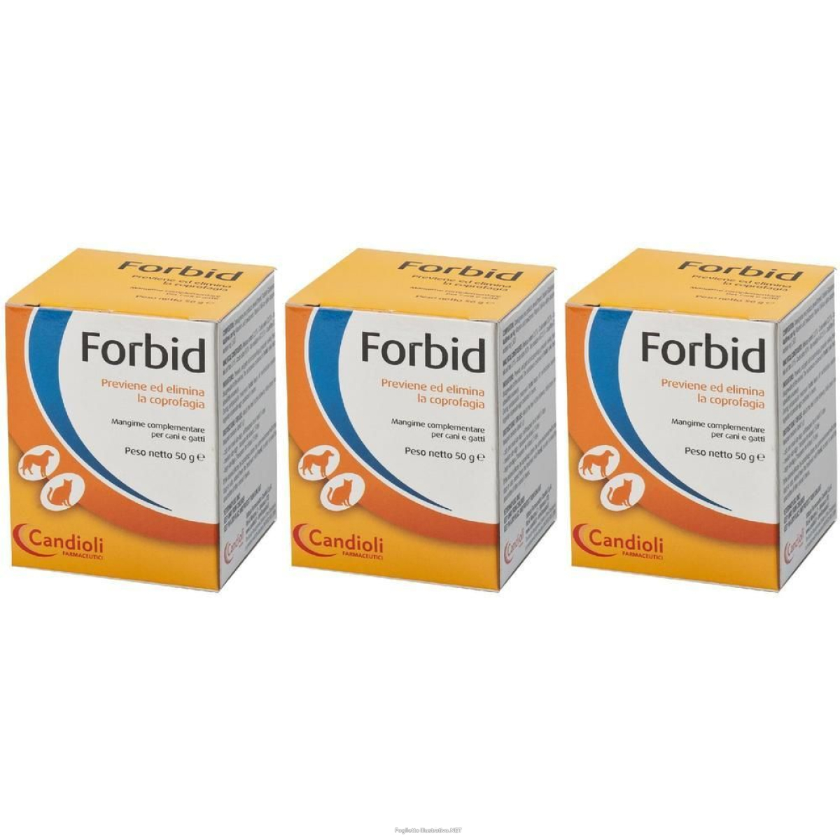 Compra Online forbid cani gatti polvere 50 g 3x50 g per soluzione orale e Trova l'offerta più bassa