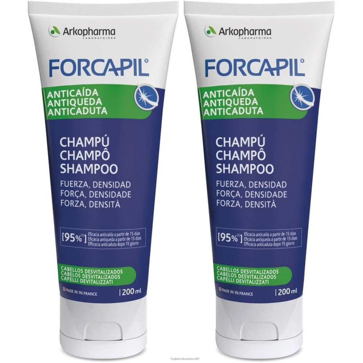 Compra Online forcapil shampoo anticaduta 2x200 ml e Trova l'offerta più bassa