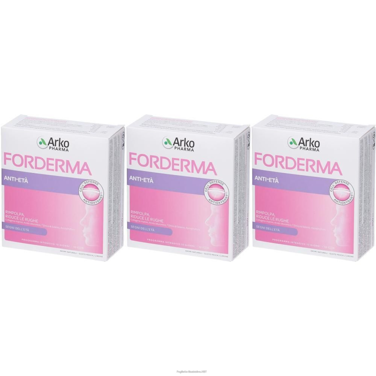 Compra Online forderma anti-eta' flaconcini 3x250 ml soluzione orale e Trova l'offerta più bassa