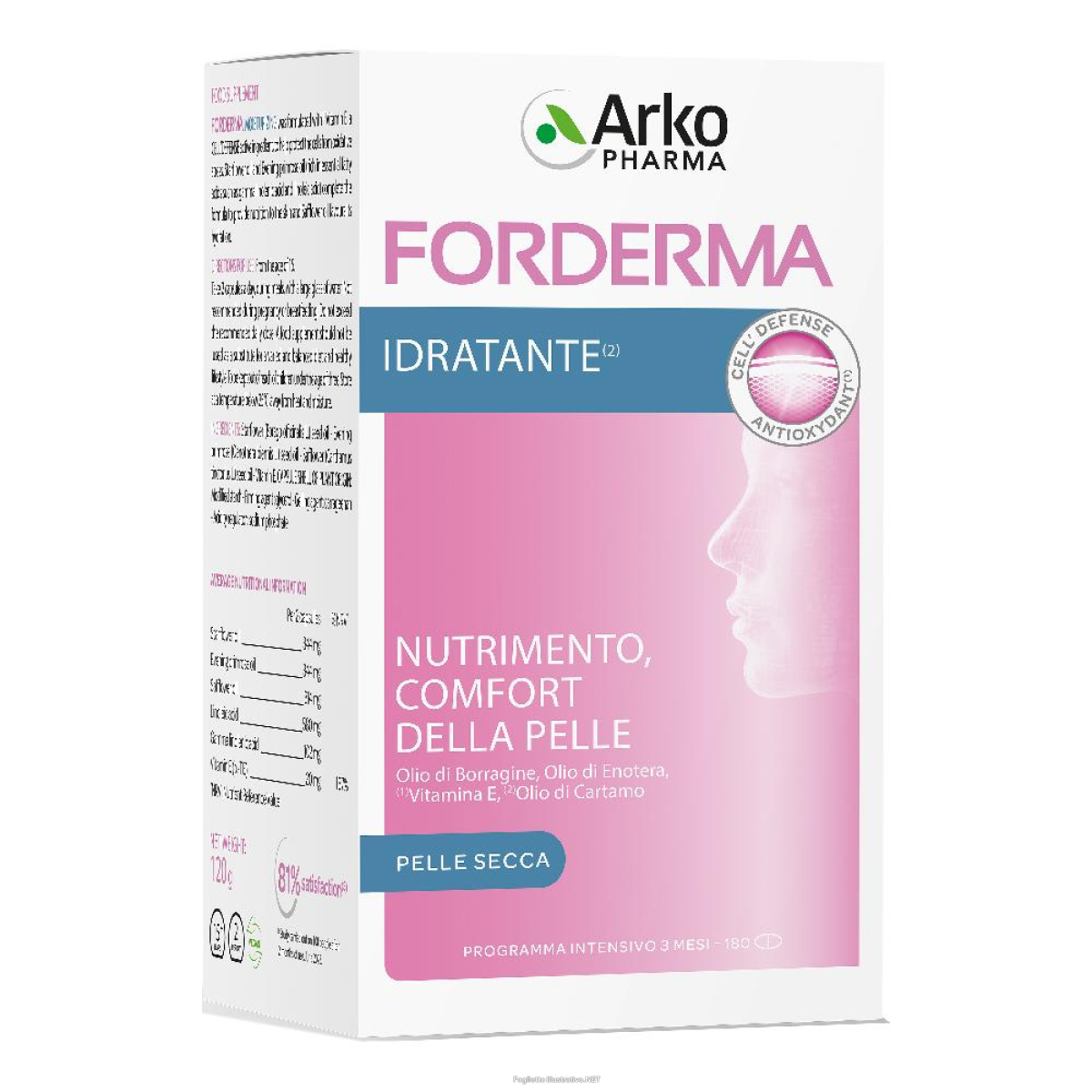 Compra Online forderma idratante 180 capsule e Trova l'offerta più bassa
