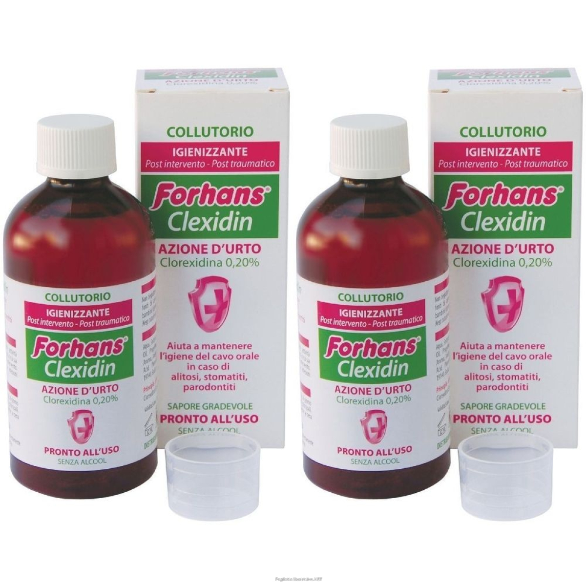 Compra Online forhans clexidin® collutorio antisettico set da 2 ml e Trova l'offerta più bassa