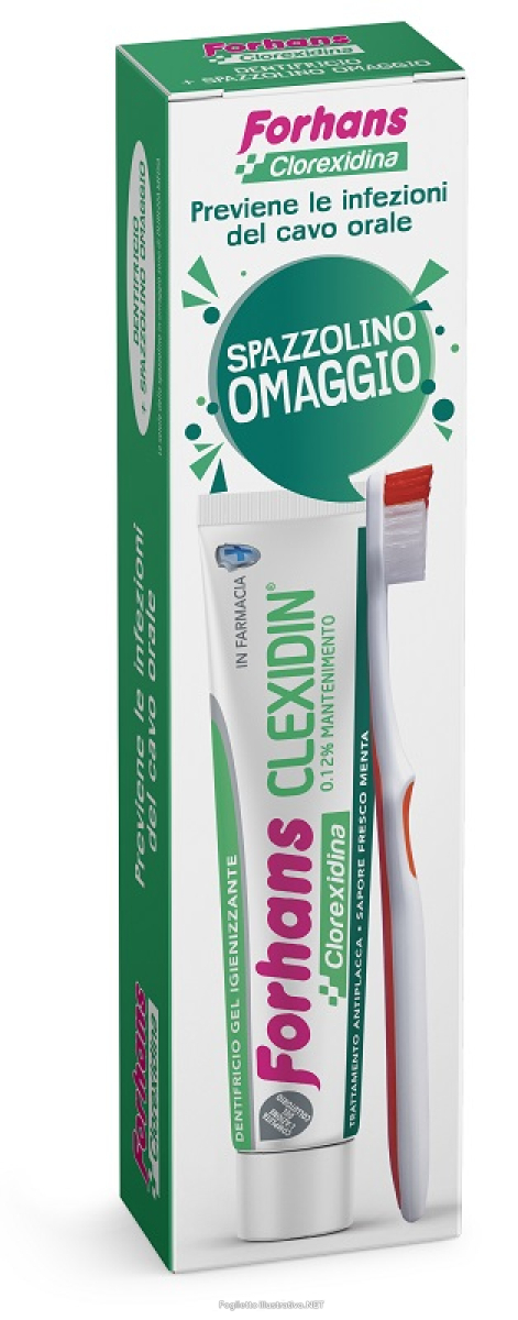 Compra Online forhans dentifricio clexidin + spazzolino e Trova l'offerta più bassa
