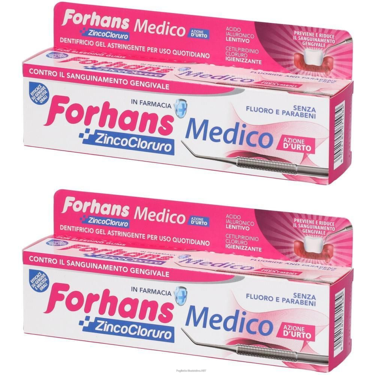 Compra Online forhans medico dentifricio 75 ml 2x75 ml e Trova l'offerta più bassa