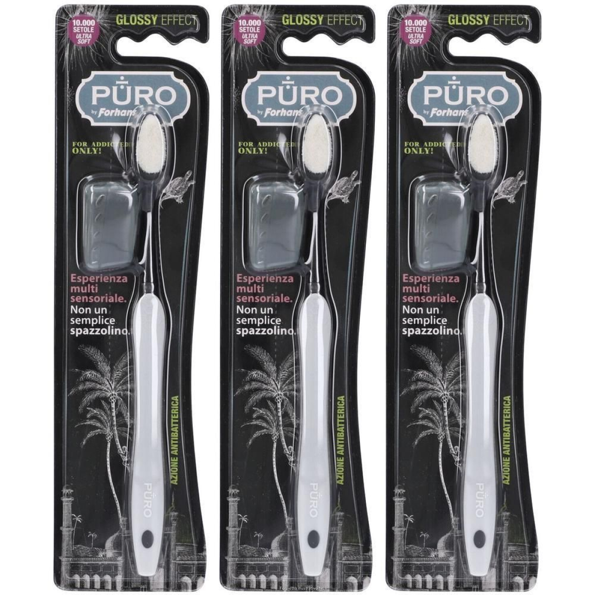 Compra Online forhans puro ultra spazzolino 3x1 pz da denti e Trova l'offerta più bassa