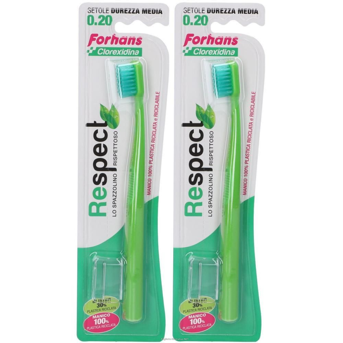 Compra Online forhans respect spazzolino ecologico 0,20 setole medie 1 st e Trova l'offerta più bassa