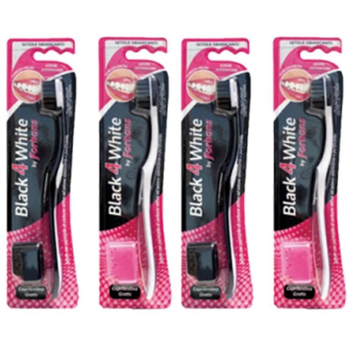 Compra Online forhans spazzolino black4white 1 pz da denti e Trova l'offerta più bassa