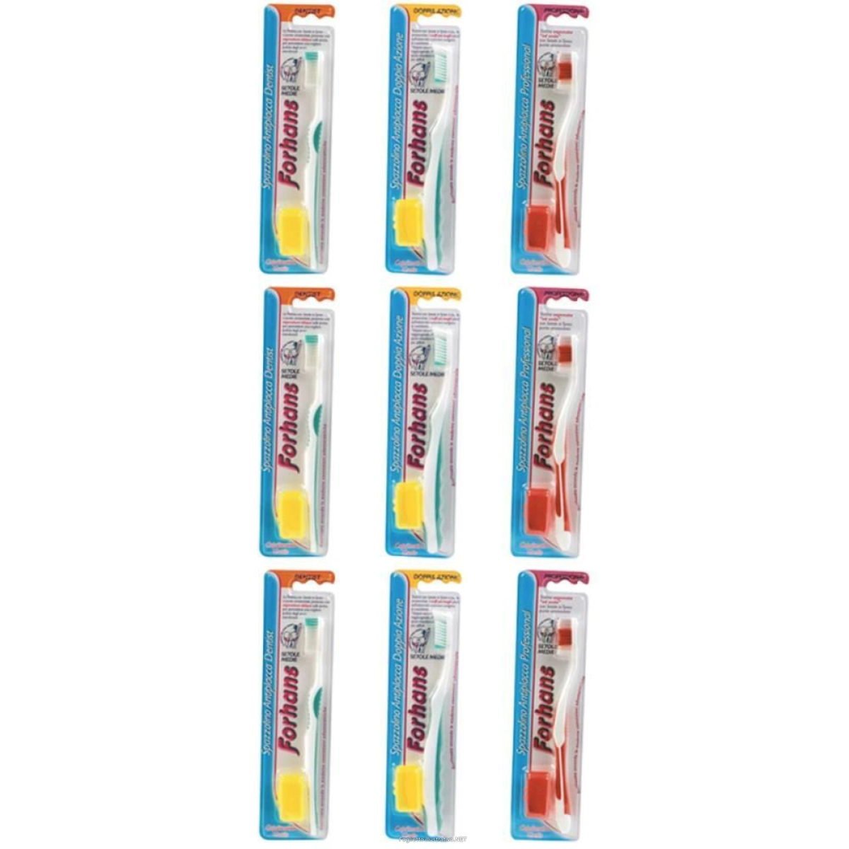 Compra Online forhans spazzolino dentist setole medie 3x1 pz da denti e Trova l'offerta più bassa