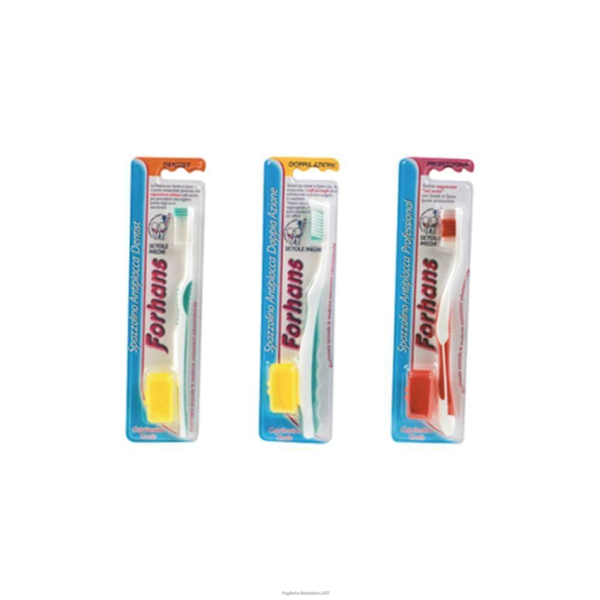Compra Online forhans spazzolino dentist setole medie 4x1 pz da denti e Trova l'offerta più bassa