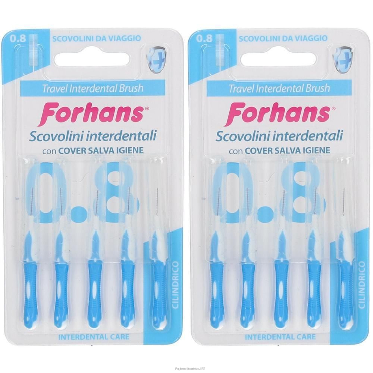 Compra Online forhans travel interdental brush scovolino 0.8 2x1 pz spazzolino da de e Trova l'offerta più bassa