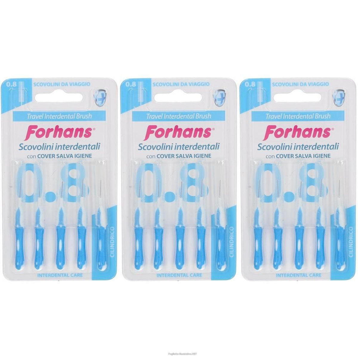 Compra Online forhans travel interdental brush scovolino 0.8 3x1 pz spazzolino da de e Trova l'offerta più bassa