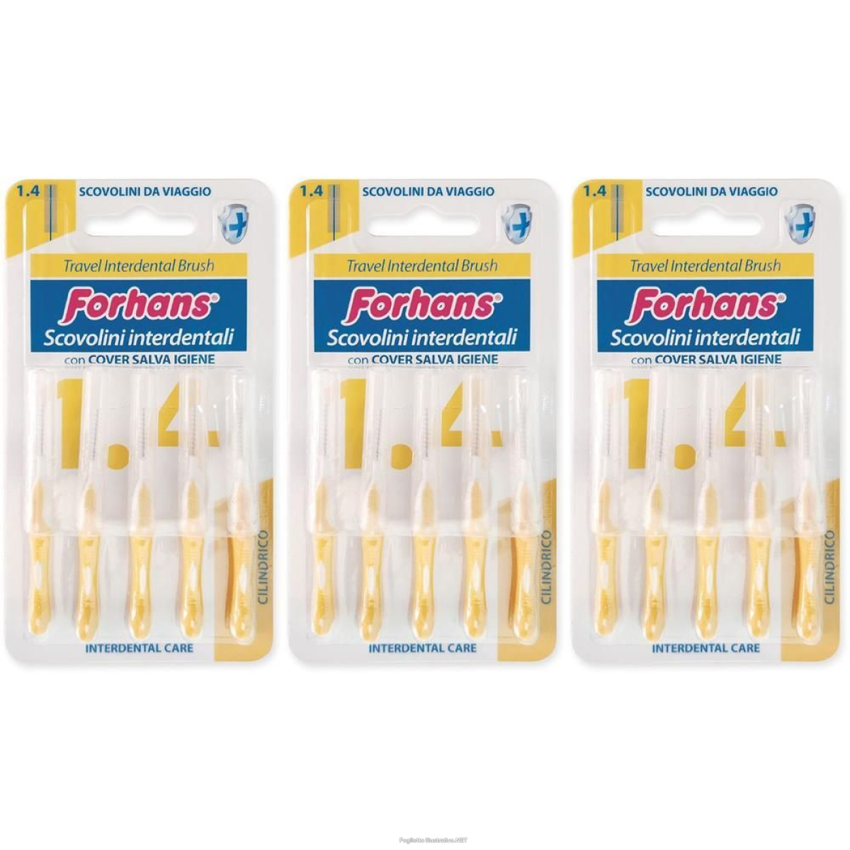 Compra Online forhans travel interdental brush scovolino 1.4 3x5 pc e Trova l'offerta più bassa