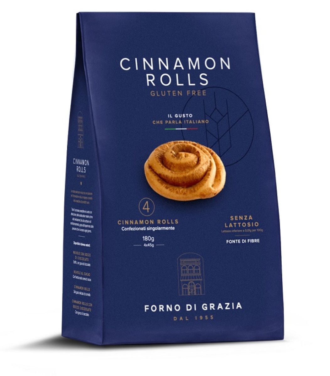 Compra Online Forno di grazia cinnamon rolls senza glutine 4 pezzi 45g e Trova l'offerta più bassa