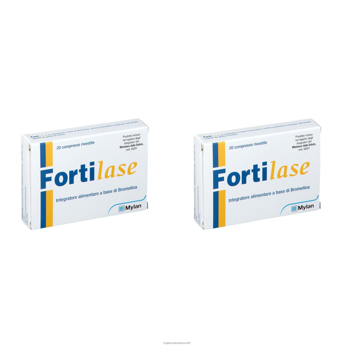 Compra Online fortilase 2x20 pz compresse e Trova l'offerta più bassa