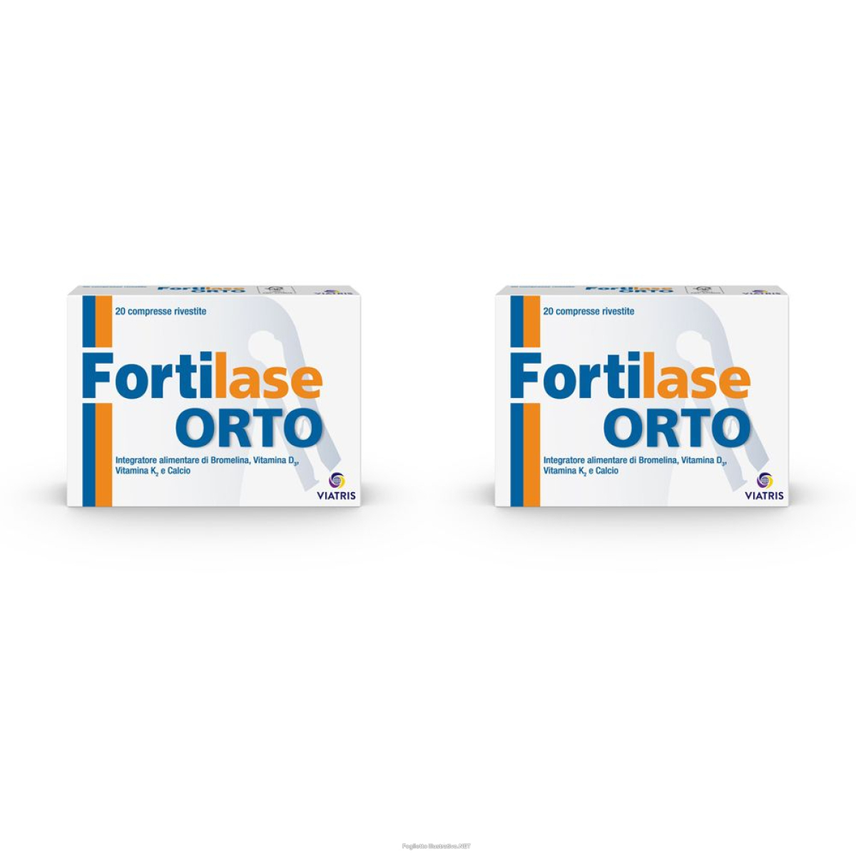 Compra Online fortilase orto set da 2 2x20 pz compresse e Trova l'offerta più bassa