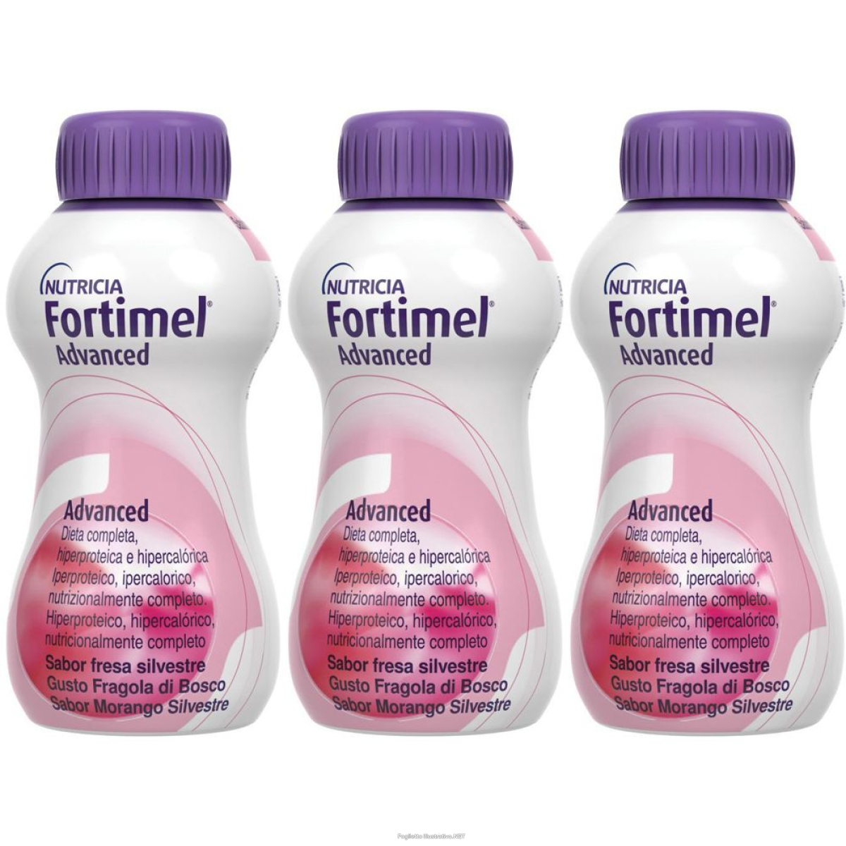 Compra Online Fortimel Advanced Fragola di Bosco 4 X 200 ml Set da 3 3x4x200 ml Solu e Trova l'offerta più bassa