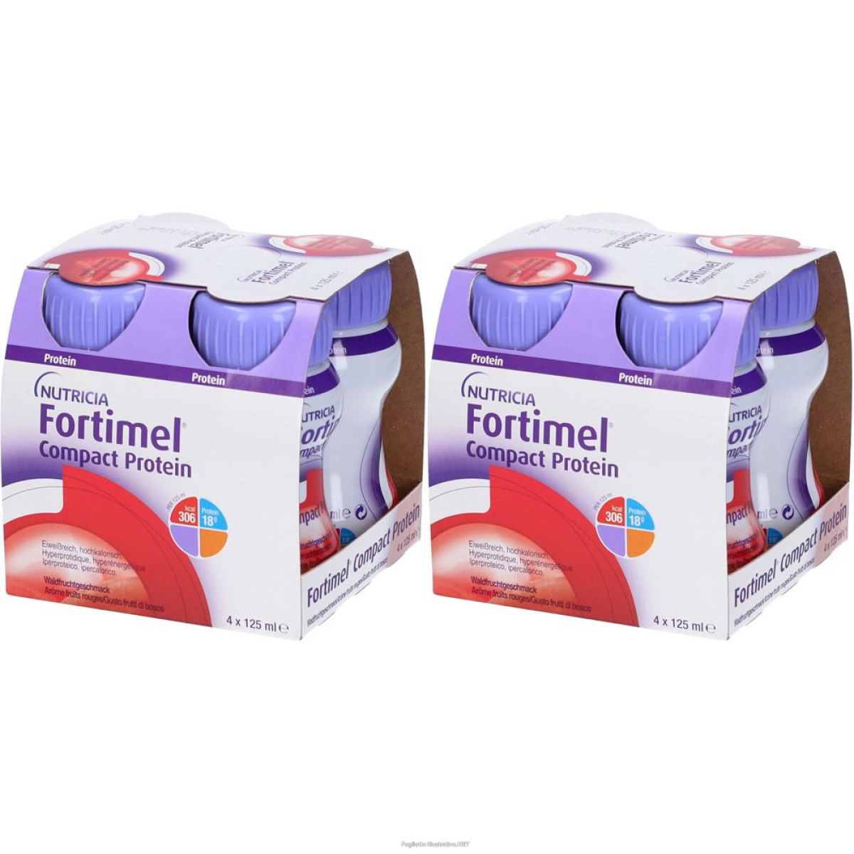 Compra Online fortimel compact pro bosc4bott set da 2 2x4x125 ml soluzione bevibile e Trova l'offerta più bassa
