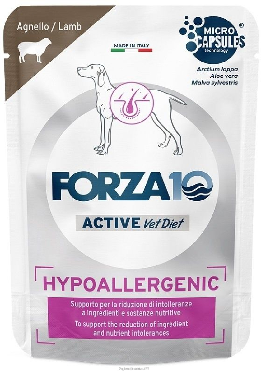 Compra Online forza 10 active dog hypoallergenic agnello wet pate' 100 g e Trova l'offerta più bassa