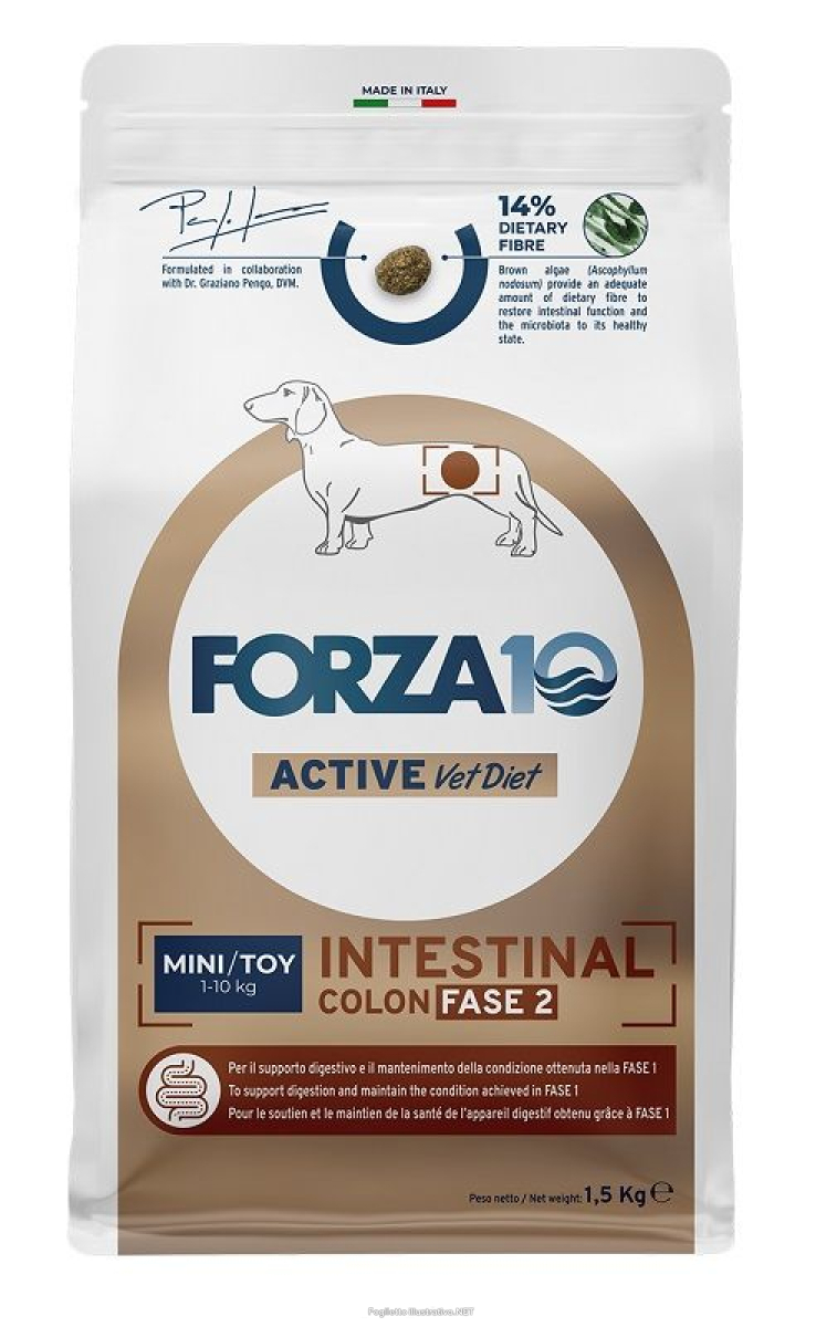 Compra Online forza 10 active intestinal colon fase ii dogmi&t adult pesce dry 1,5 kg e Trova l'offerta più bassa