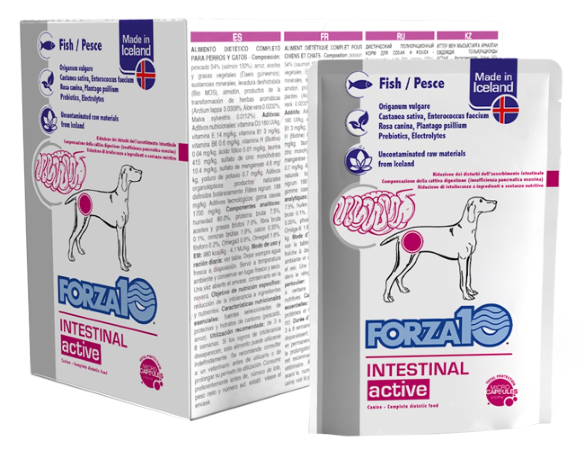 Compra Online Forza 10 intestinal actiwet pesce - alimento dietetico completo per cani adulti intestinale 100 gr e Trova l'offerta più bassa